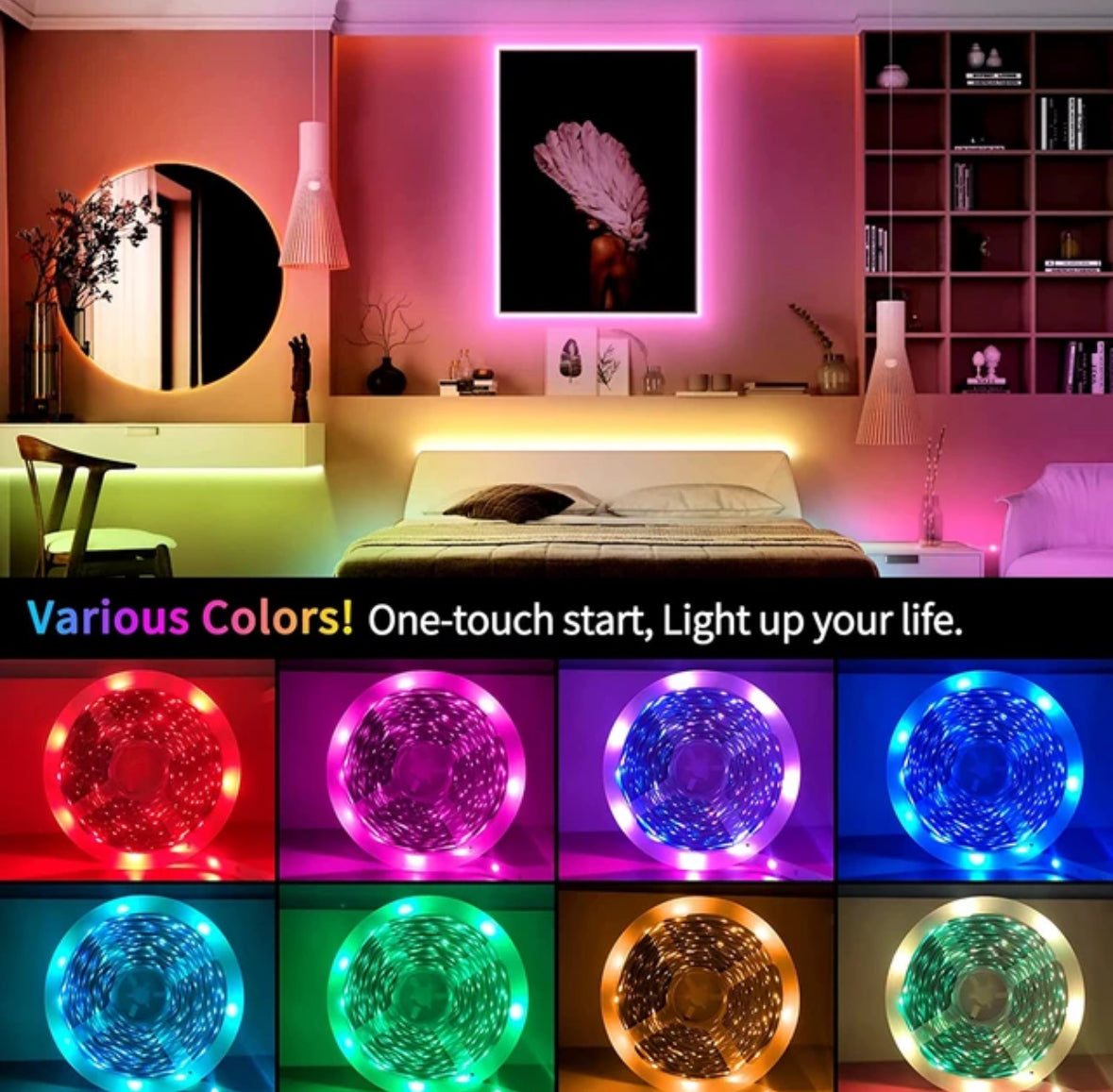 RGB LED Light Strips Flare Illuminate